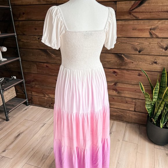 THE CALLIE PINK OMBRE DRESS - Picture 7 of 12